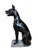 Mid-Century Modern Mid-Century Life Size Black Chalkware Great Dane Dog Statue For Sale - Image 3 of 12