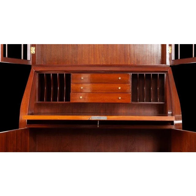 Mid-Century Trumeau Bookcase or Cabinet by Paolo Buffa, 1940 For Sale - Image 11 of 18