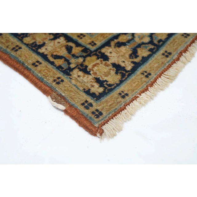 Traditional Late 18th Century Antique Haji Jalili Tabriz Rug 4'3'' x 5'7'' For Sale - Image 3 of 9