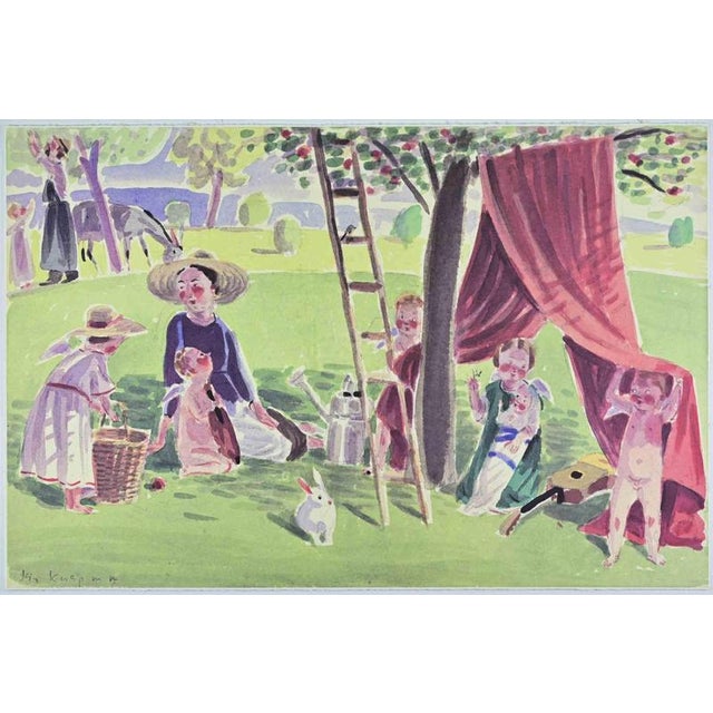 Lithograph on paper realized by Jan Knap in 1999. Signed in the plate. Plate from the Suite "Ordered Melody", published by...