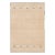 Beige Modern Gabbeh Style Handmade Minimalist Wool Rug For Sale