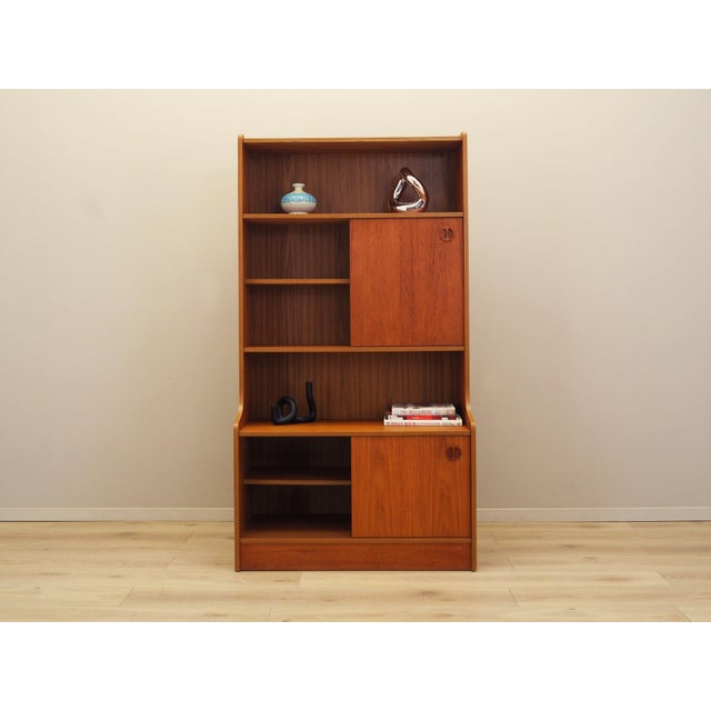 Vintage Danish Teak Bookcase, 1960s For Sale - Image 3 of 18