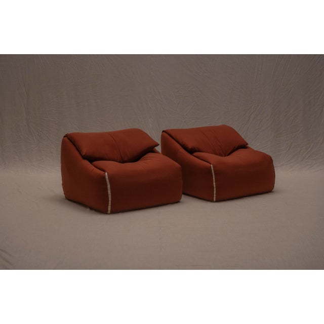 Plumy Chairs by Annie Hiéronimus for Ligne Roset, 1970s, Set of 2 For Sale - Image 6 of 18
