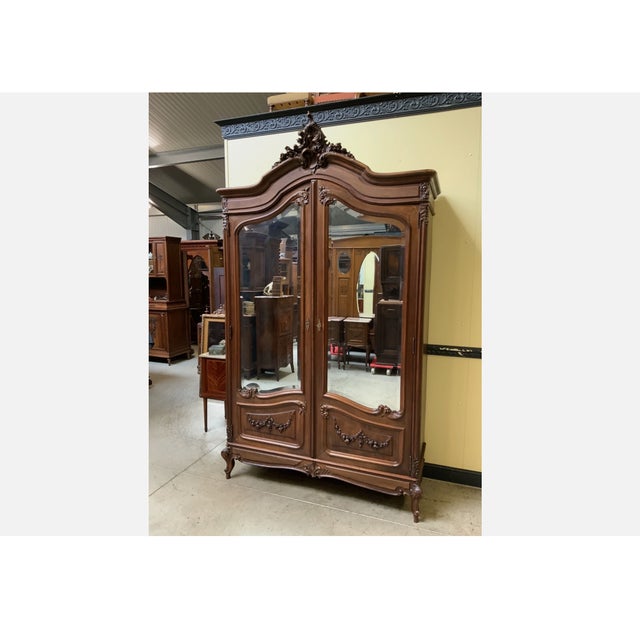Antique Art Nouveau Wardrobe, 1910 For Sale - Image 13 of 13