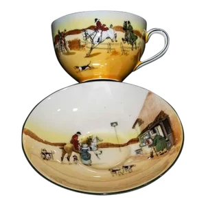 Royal Doulton Coaching Days Cup & Saucer Set - Horses