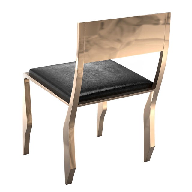 "Icona" Chair With Bronze, Hand Crafted For Sale In Los Angeles - Image 6 of 6