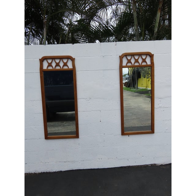 Red Lion Mid Century Modern Bathroom Wall Mirror a Pair 6602 For Sale - Image 9 of 16