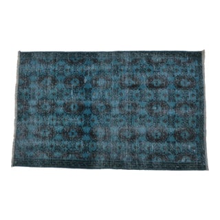 Turqoiıse Vintage Area Carpet For Sale