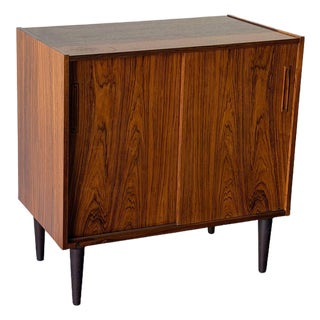 Vintage Danish Rosewood Cabinet / Credenza – Mid-Century Modern Storage, 1960s For Sale
