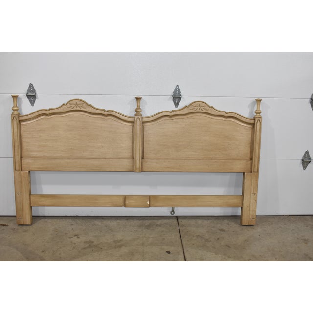 Davis Co. Bisque White French Country King Headboard Chairish