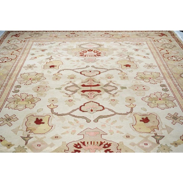 Oushak Rug 10' X 14' For Sale - Image 9 of 11