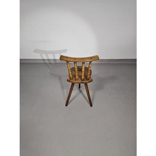 Vintage Farmers Tripod Chair For Sale - Image 15 of 18