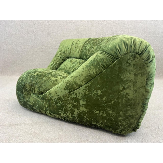 Green Vintage Modular Corner Sofa by Jean Prevost, 1970, Set of 3 For Sale - Image 8 of 18