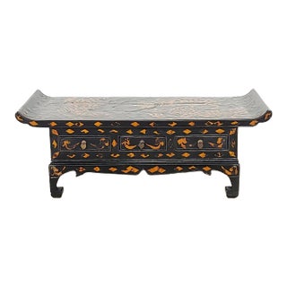 Rare Korean Scholar's Low Table, Circa 1900 For Sale