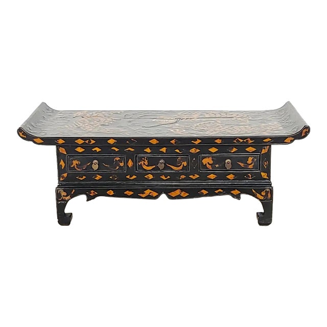 Rare Korean Scholar's Low Table, Circa 1900 For Sale