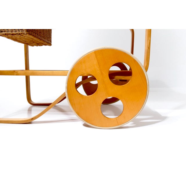 Swiss Vintage Tea Trolley by Alvar Aalto, 1960s For Sale - Image 11 of 18