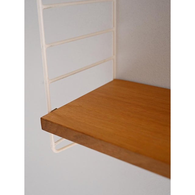 Wood Vintage Oak Shelving Unit, 1960s For Sale - Image 7 of 9