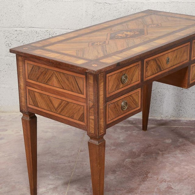 18th Century Style Center Desk For Sale - Image 6 of 18