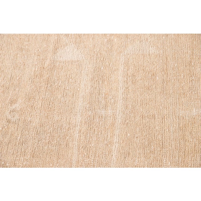 Vintage Turkish Handmade Beige Medallion Wool Runner For Sale In New York - Image 6 of 10