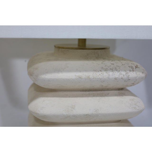 Pair of Vintage Travertine Lamps For Sale - Image 10 of 11