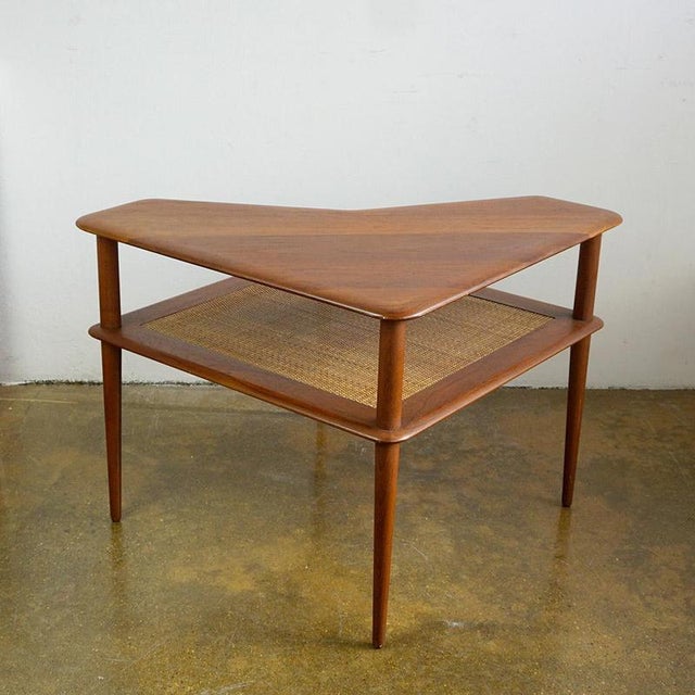 Scandinavian Modern Minerva Side Table in Teak attributed to Peter Hvidt for Soborg Mobler, 1960s For Sale - Image 10 of 12