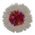 Juju Hat Multicolor Outline White of 24" - 60 Cm For Sale