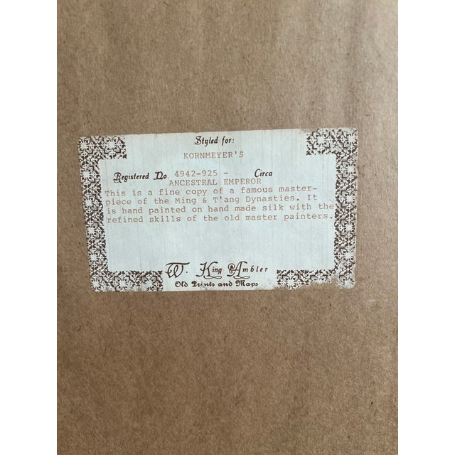 This is a fine copy of a famous masterpiece of the Ming & T'ang Dynasties. It is hand-painted on hand made silk with the...