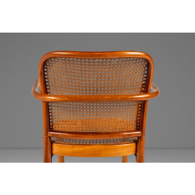 Mid-Century Modern Bentwood Model 811 "Prague" Armchair by Josef Frank Josef Hoffmann for Stendig, Czechoslovakia, C. 1960s For Sale - Image 11 of 18