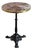 French 19th Century 20-Inch Marble Top Bistro Table For Sale