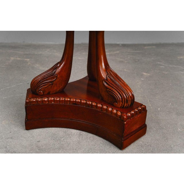 Biedermeier Style Side Table in Mahogany, Late 20th Century For Sale - Image 14 of 15