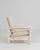 Mid-Century Modern White Patinated Reclining Lounge Armchair For Sale - Image 3 of 18