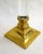 Metal Vintage Column Candleholder in Gilded Brass and Transparent Acrylic Glass, 1970s For Sale - Image 7 of 10