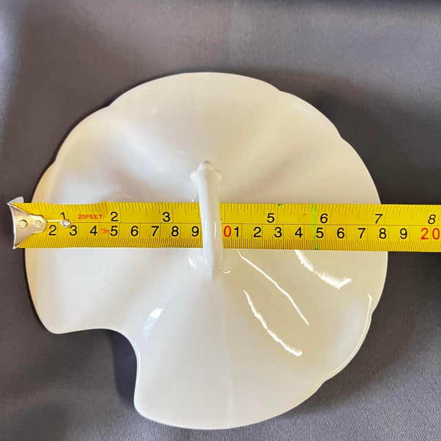 Ceramic Vintage California Pottery Ivory Tureen Set With Ladle & Platter - Set of 3 For Sale - Image 7 of 12