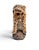 Vintage Hand-Carved African Folk Art Spotted Leopard Sculpture on Wood Base For Sale In Miami - Image 6 of 8