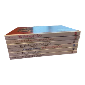 Vintage Collection of Time Life Foods of the World Cookbooks- Set of 6