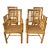 Set of 4, Calif-Asia and Cartel Bamboo & Rattan Mid Century Armchairs For Sale