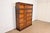 Globe Wernicke Antique Arts & Crafts Tiger Oak Double Five-Stack Barrister Bookcase, Circa 1900 For Sale - Image 4 of 14