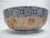 Gold Large Japanese Porcelain Intricate Imari Crane & Lotus Flower Design 14.5" Bowl For Sale - Image 8 of 10