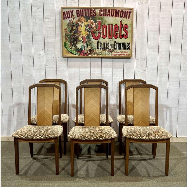 Vintage Teak Chairs from G-Plan, 1970s, Set of 6 For Sale - Image 11 of 13