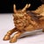 Solid Copper Gilt Pair of Golden Qilin Statues (Running Posture) - Auspicious Wealth-Drawing Bronze Qilin Figurines For Sale - Image 9 of 9