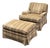 Vanguard Furniture Arm Chair + Ottoman Set For Sale