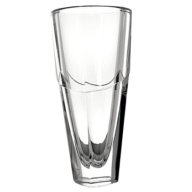 Mid-Century Modern Late 20th Century Orrefors Lancelot Crystal Vase by Erika Lagerbielke, 4975/22 For Sale - Image 3 of 12