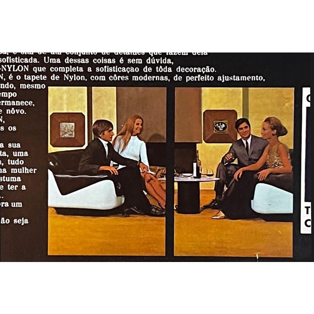 Brazilian Modern “Vip” Sofa in Fiberglass & Mohair by Jorge Zalszupin, 1973 For Sale - Image 15 of 16