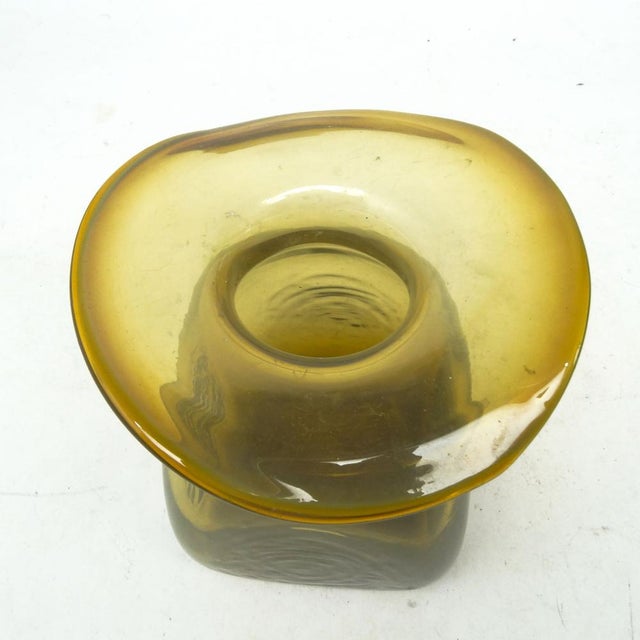 Postmodern Vase by J. Słuczan-Orkusz for Cracow Institute for Glassworks, Poland, 1970s For Sale - Image 3 of 15