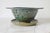 Vintage glazed studio art pottery berry strainer with handles and matching saucer. No makers mark. Minor age wear. No...