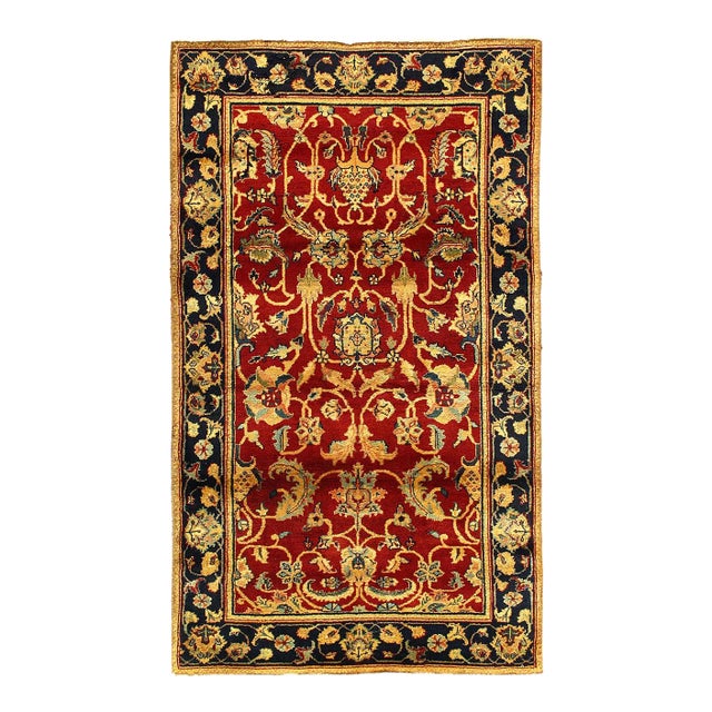 Pasargad DC Red Fine Hand Knotted Augra Rug For Sale