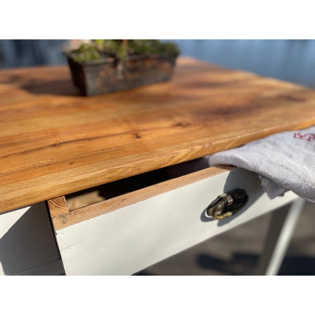 Antique Table in Fir, 1890s For Sale - Image 4 of 18