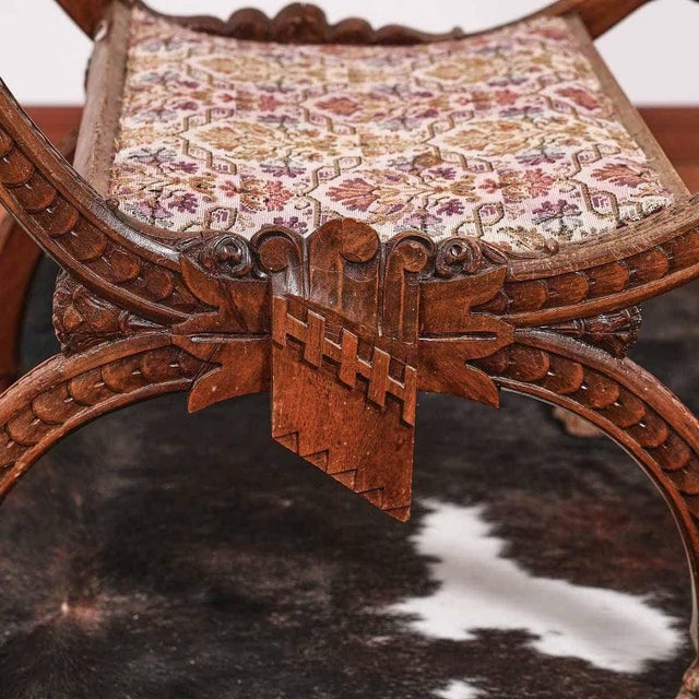 Antique Wooden Armchair, 1900s For Sale - Image 6 of 13