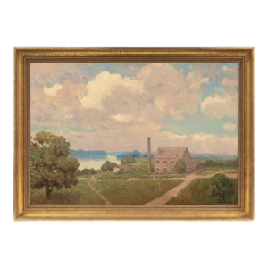 'Old Brick Kiln, Henry, Illinois' by Frank Coburn, 1918, Impressionist, Bowers, Laguna Beach, Pasadena Art Institute, Art Institute of Chicago