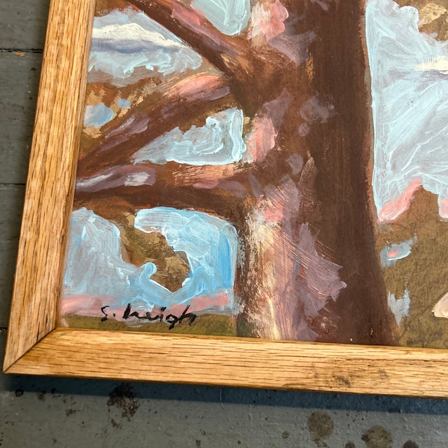 2020s Contemporary Two Original Paintings by Stephen Heigh “Big Oak Tree #1-2” (Set of Two) For Sale - Image 5 of 6